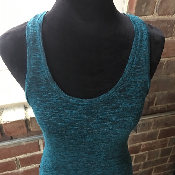 Turquoise tank dress - Picture 3 of 5